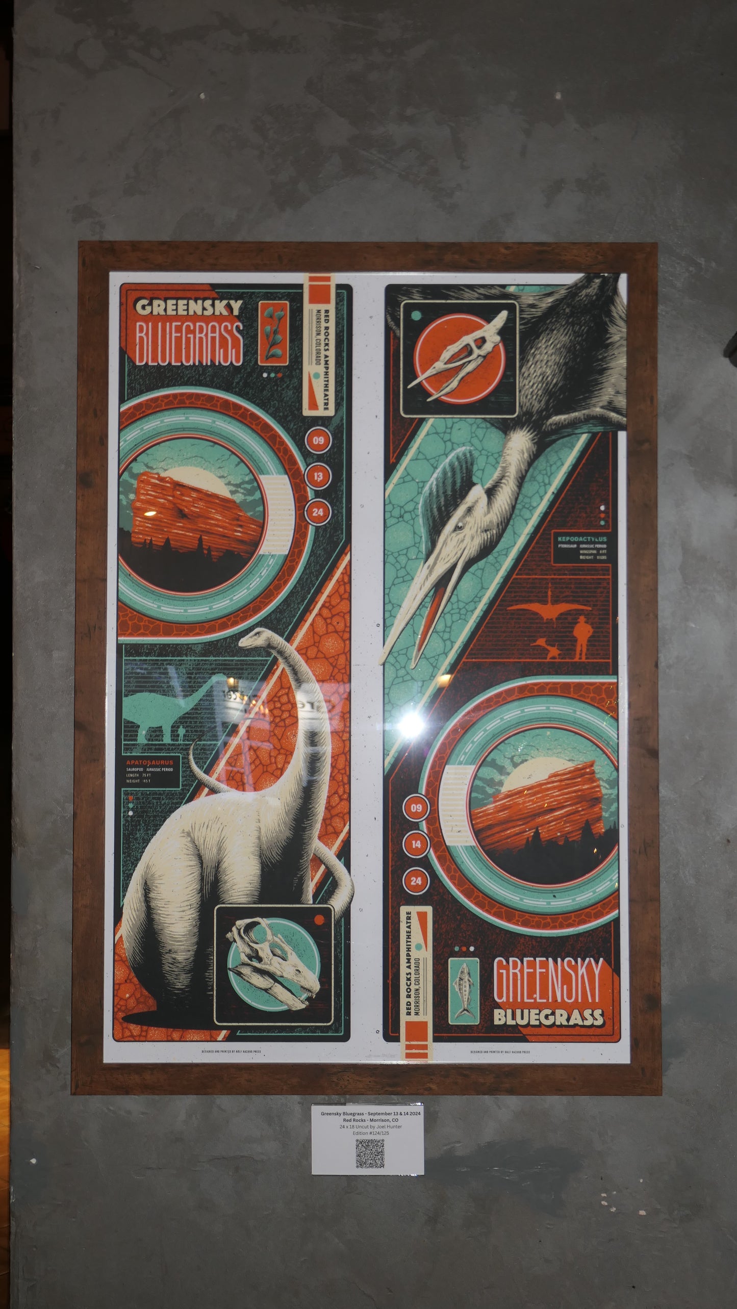Greensky Bluegrass w/ Holly Bowling - September 13 & 14, 2024 - Red Rocks, Morrison, CO - Joel Hunter Edition 124/125