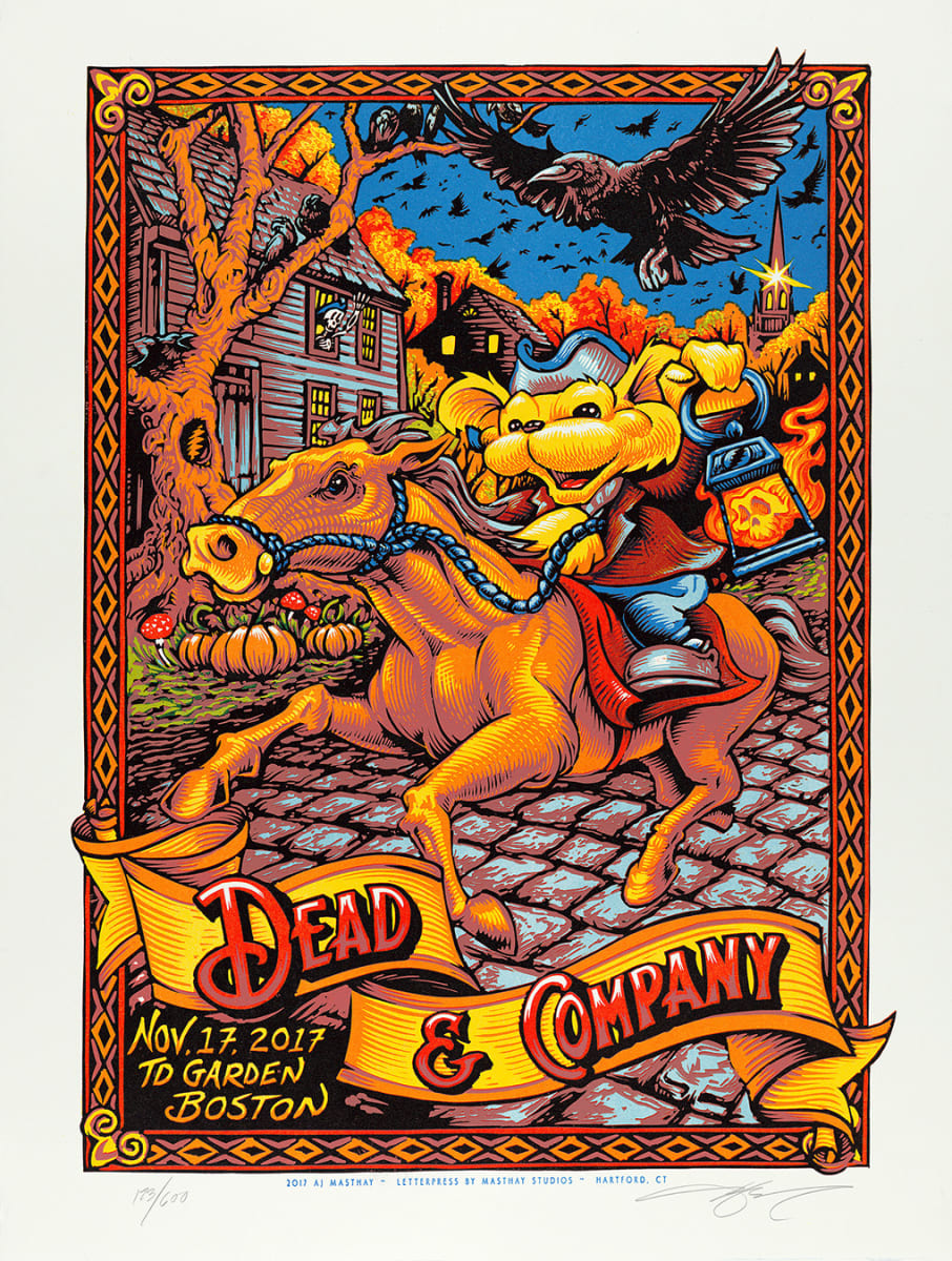 Dead & Company ๐ธ AJ Masthay ๐จ TD Garden Boston, MA ๐ November 17th, 2017 Edition #172/600