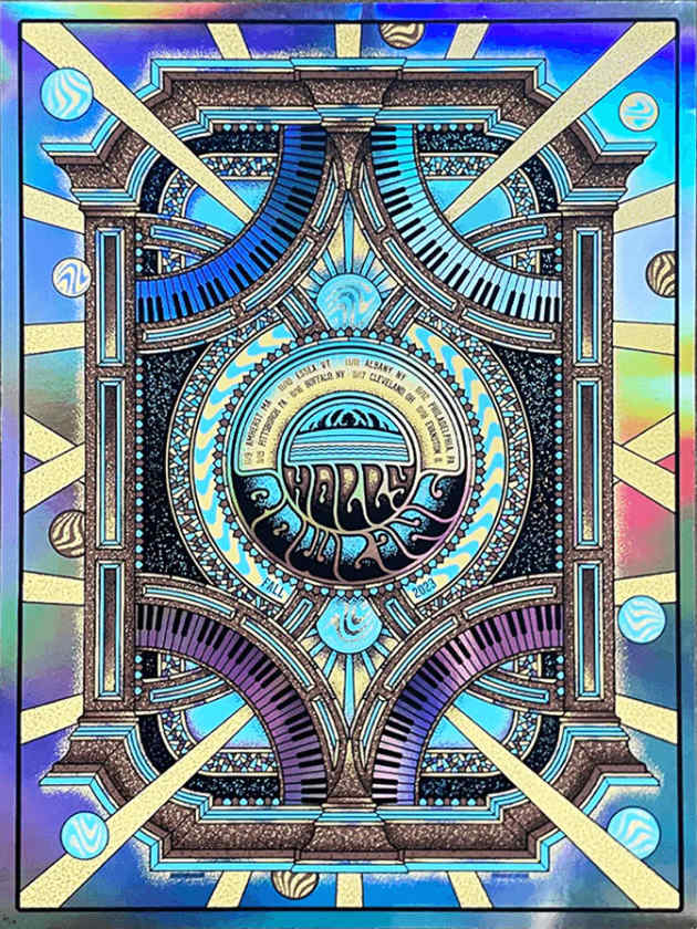 Holly Bowling 🎹 Fall Tour 2023 Sparkle Foil By: Chris Gallen Edt. #10/15