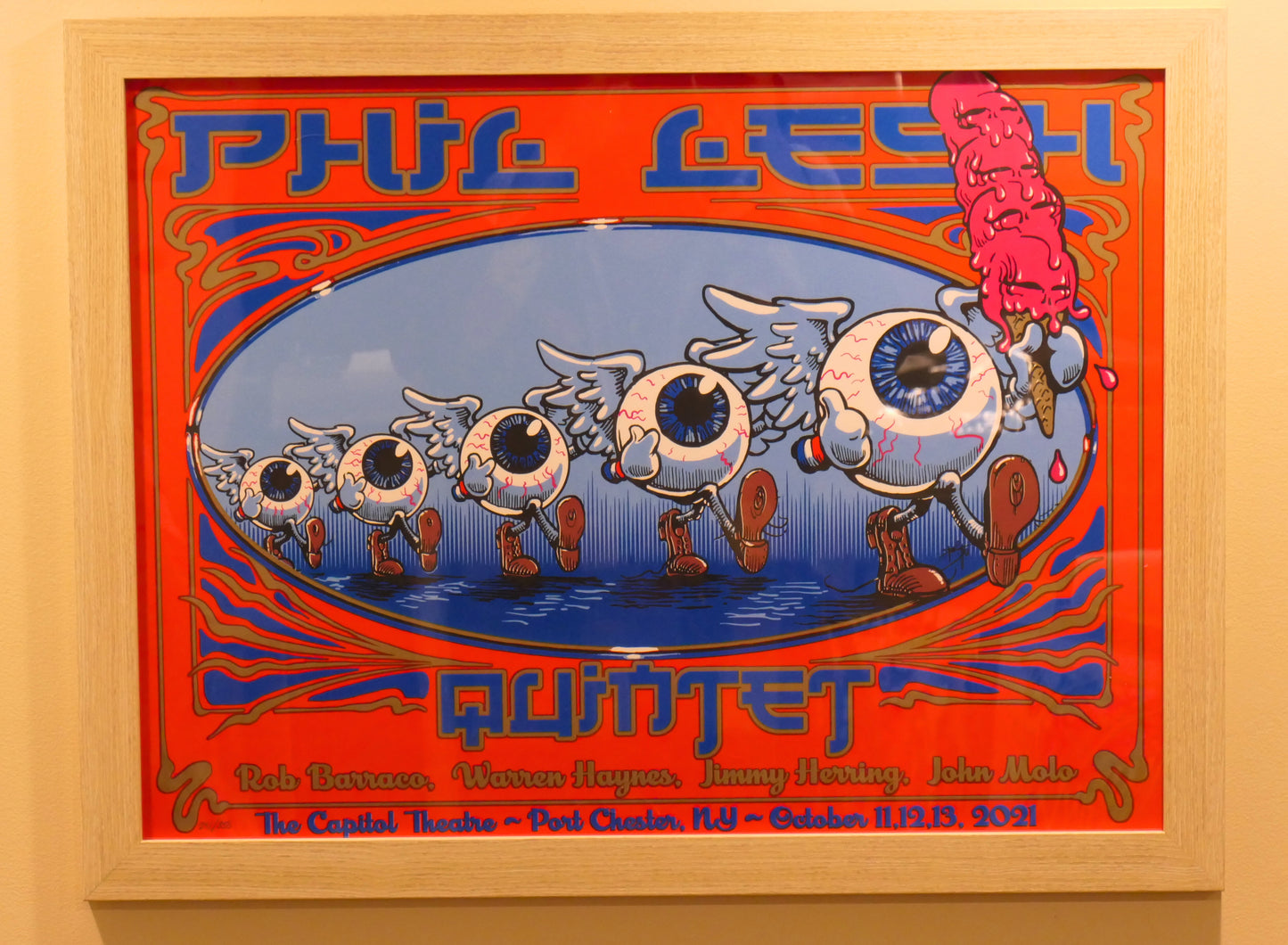 Phil Lesh Quintet đ¸ October 11, 12, 13, 2021 Capitol Theatre, Port Chester NY By Richard Biffle #241/350