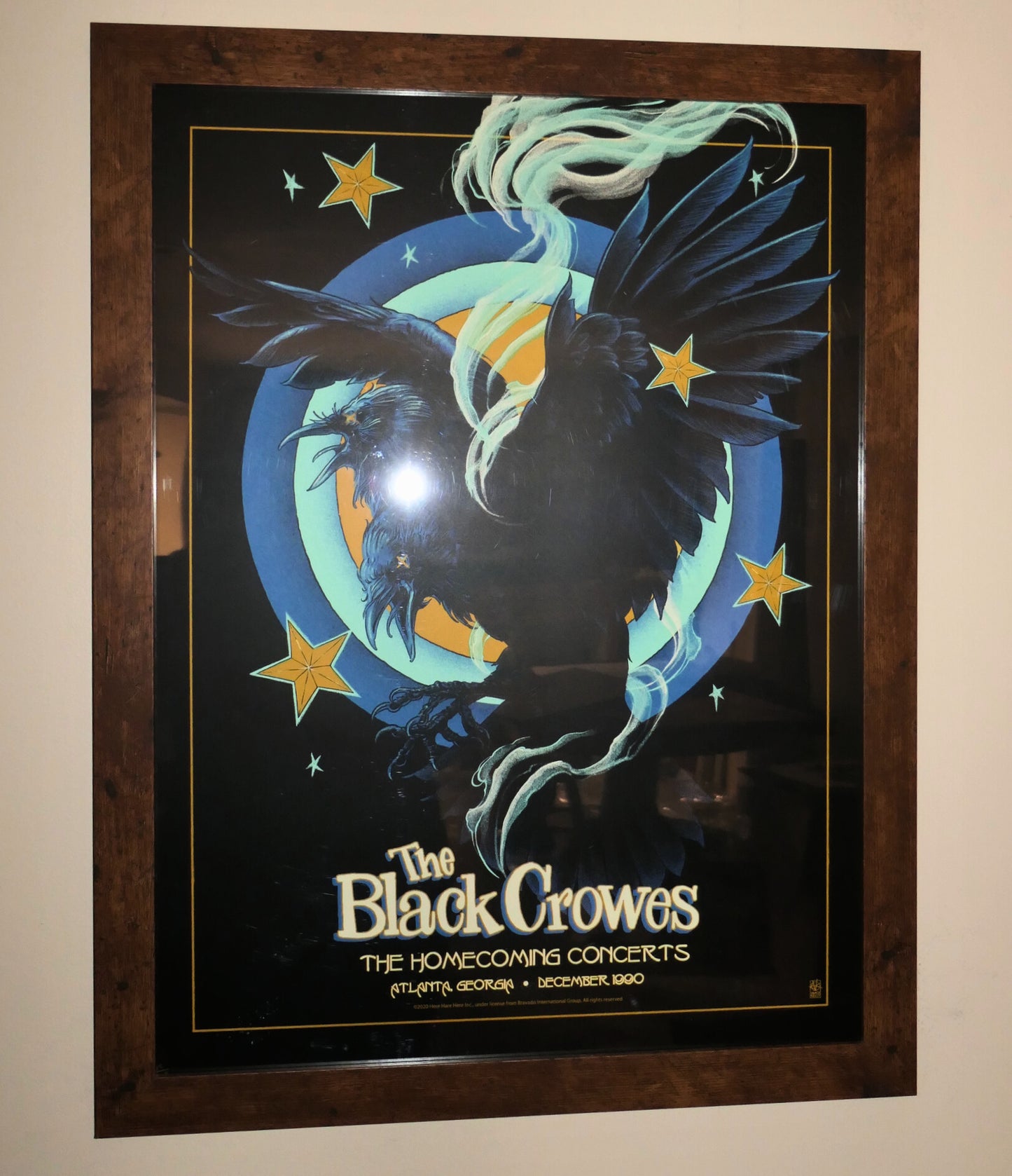 The Black Crowes Homecoming Concerts by Vance Kelly - Atlanta, GA December 1990 - 30th Anniversary #42/100
