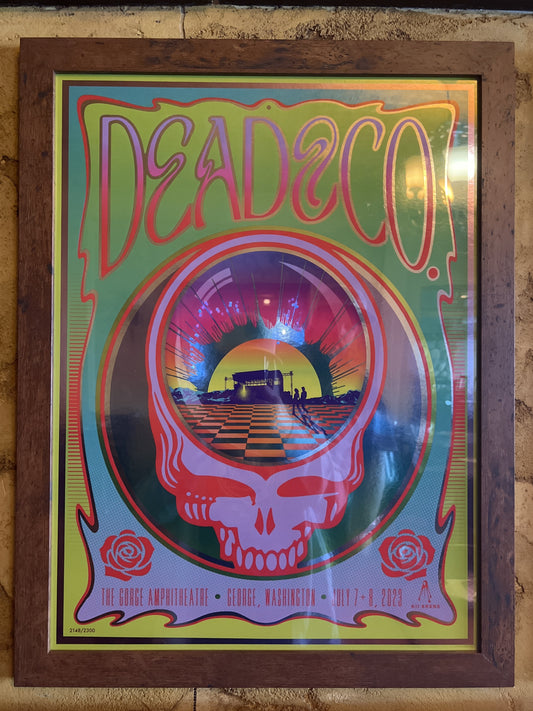 Dead & Company 🎸 July 7th & 8th, 2023 📍 Gorge Amphitheater - George, Washington 🎨 Kii Arens⚡VIP Poster