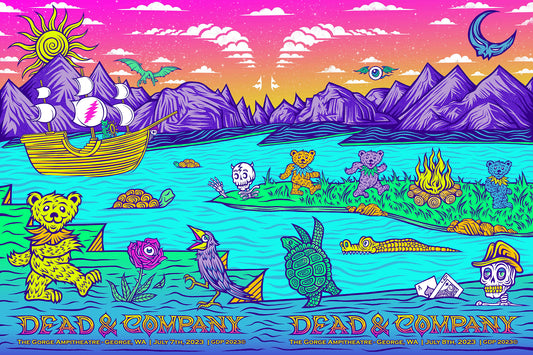Dead & Company 🎸 July 7th & 8th, 2023 📍Gorge Amphitheater - George, WA 🎨 Grateful Dead Productions