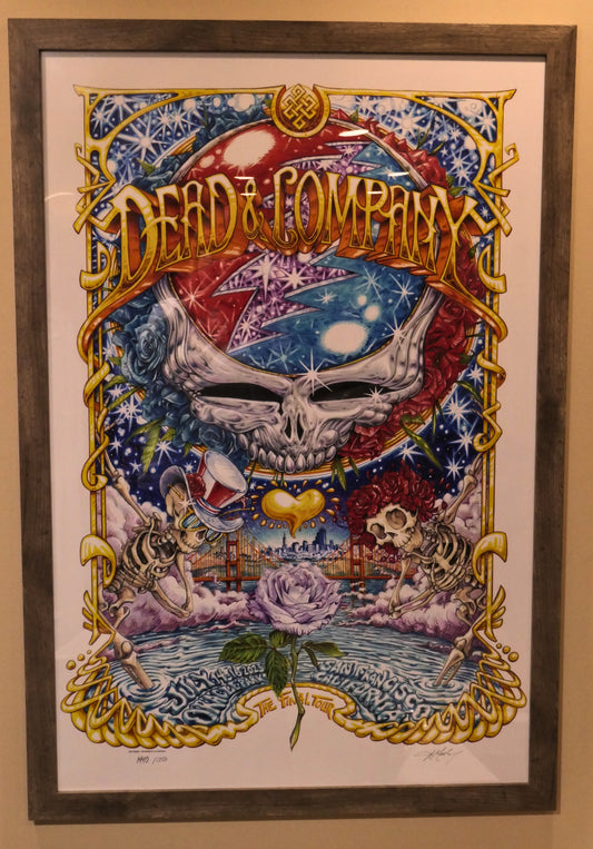 Dead & Company 🎸Oracle Park San Francisco, CA July 14-16, 2023 🎨 AJ Masthay 1440/1750