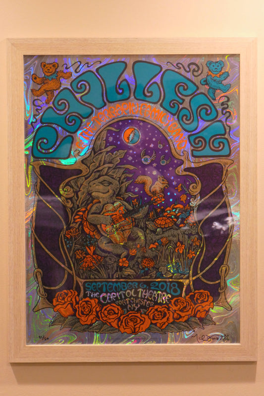 Phil Lesh & Friends 🎸 Live at Capitol Theatre on 2018-09-06 Artwork By: Nathaniel Deas Rainbow Foil Edt. #21/50