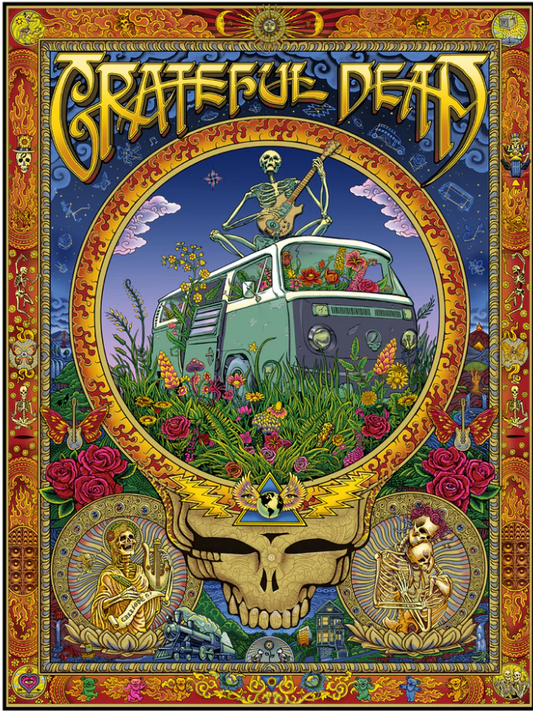 Emek "Grateful Dead" 🎨 Poster 18 x 24 #1230/1675