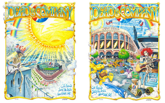 Dead & Company 🎸 June 15th & 16th, 2018 📍Citi Field - Queens, NY 🎨 AJ Masthay