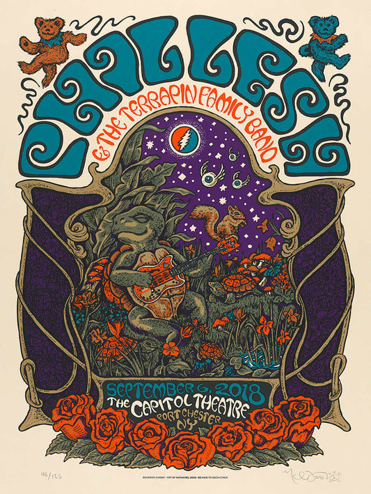 Phil Lesh & Friends 🎸 Live at Capitol Theatre on 2018-09-06 Artwork By: Nathaniel Deas Edt. #47/125