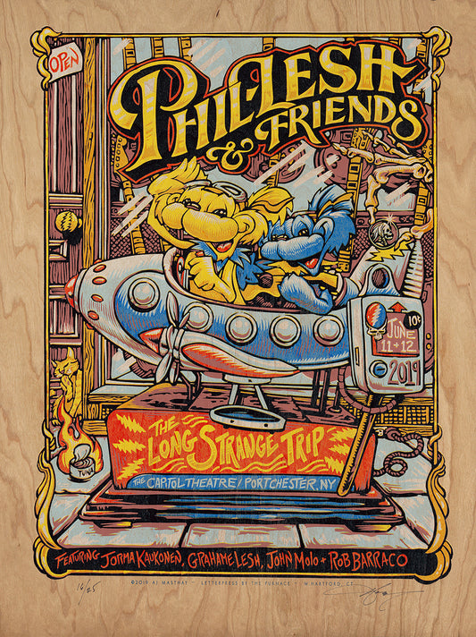 Phil Lesh & Friends 🎸 June 11th & 12th, 2019 📍Capitol Theatre - Port Chester, NY 🎨 AJ Masthay